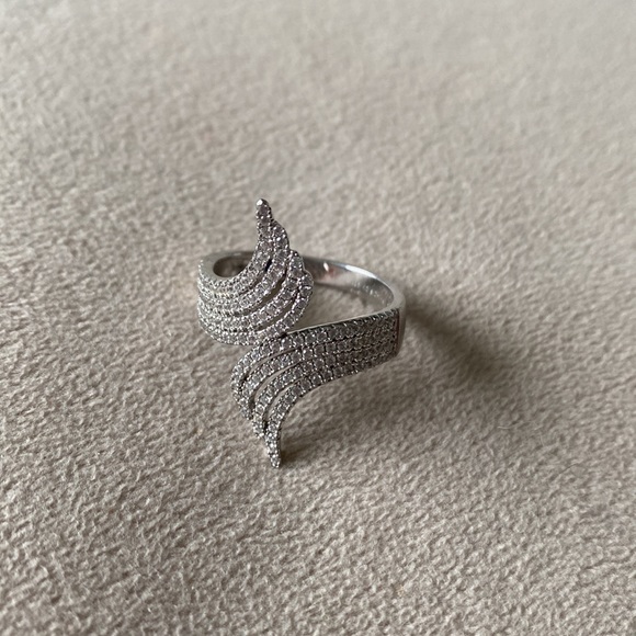 Angel Wings Sterling Silver Ring - Picture 2 of 2